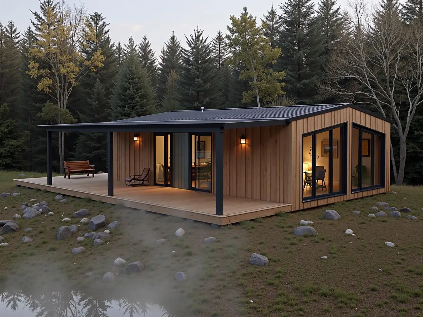 ROSA — компактный дом 43 м²